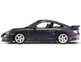 2002 Porsche 911 GT2 diecast model car 1:18 scale die cast by AUTOart - Black Grey