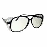 CREWS #85110 PRODIGY DLX SAFETY GLASS BLACK FRAME CLEAR LENS