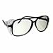 CREWS #85110 PRODIGY DLX SAFETY GLASS BLACK FRAME CLEAR LENS