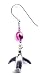 Pet Supplies : Pink Penguin Earrings Sterling Silver Jewelry