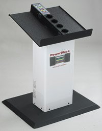 Power Block Pro Stand For Personal Trainer Set - White