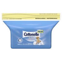 Cottonelle fresh flushable moist wipes, refill pack - 84 ea