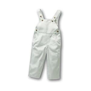 Infant Khaki Twill Overall With Snap Crotch