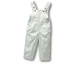 Infant Khaki Twill Overall With Snap Crotch