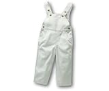 Infant Khaki Twill Overall With Snap Crotch