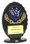 6" Oval Pinewood Derby Award