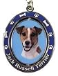 Jack Russell Terrier Spinning Keychain