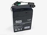 6V 14Ah SLA Battery for use with some Power Wheels Toys H-Style Plug