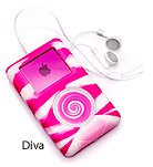 iSkin eVo2 (hot pink and white) - 4G 40GB iPod, iPod Photo 40/60GB & 60GB iPod with Color Display