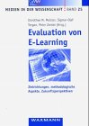 Produkt-Bild: Evaluation von E-Learning: Zielrichtungen, methodologische Aspekte, Zukunftsperspektiven