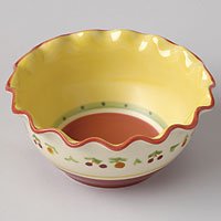 Pfaltzgraff Pistoulet Ruffled Edge Ruffle Bowl