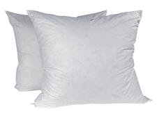 2 Luxury 30" Pillow Inserts High Quality Extra Soft Poly Filling for Euro Shams (Pair)