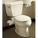 Toilet Two Piece Round Front by Kohler - K-3423 in Sandbar