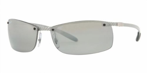 Ray Ban CL Carbon Lite (RB8305) Light Carbon/Polar Grey Mirror Silver GR. Polarized Sunglasses (RB8305-083-82-63-14-120)
