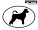 PORTUGUESE WATER DOG Oval Bumper Sticker