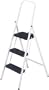 Safety 1st Ultra-Thin 3-Step Ladder White and Blue