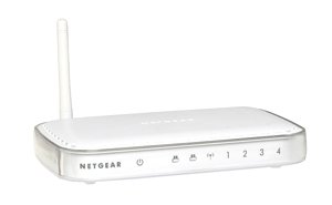NETGEAR WGPS606 54 Mbps Wireless Print Server with 4-port Switch
