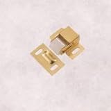 Catch, Jumbo Roller, Polished Brass, 15/16 X 1 15/16 High