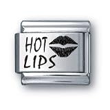 Body Candy Italian Charms Laser HOT LIPS