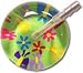 Flower Power Light Green Background Ultrascope Stethoscope