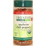 Chili Peppers Anaheim Crushed Value Size Organic 5.9 oz. by Frontier Co-op Spices & Seasoning Blends (Bottles