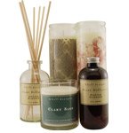 SNOW SOY & BEESWAX CANDLE LARGE PRINTED GLASS. BURNS APPROX. 100 HRS. K HALL by K Hall thumbnail