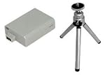 Cheap Replacement Battery for Specific Digital Camera and Camcorder Models / Compatible with CANON LP-E5, EOS 1000D, EOS 450D, EOS 500D, EOS Kiss F, EOS Kiss X2, EOS Kiss X3, EOS Rebel T1i, EOS Rebel Xsi - Includes Mini Tripod with Expandable Legs