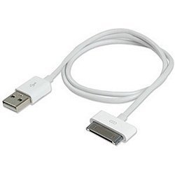 Ziotek ZT1311537HC1 2-Feet Iphone/Ipod Sync And Charge Cable, White