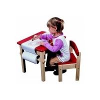 Red Art Table & Chair Set