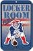 New England Patriots Old Logo NFL Locker Room Sign