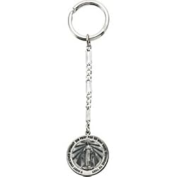 Sterling Silver Inspirational Blessings Miraculous Key Chain