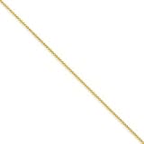 14k Gold 1.0mm Round Wheat Chain 30 Inches
