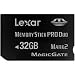 Lexar Platinum II 32 GB Memory Stick Pro Duo Flash Memory Card LMSPD32GBSBNA