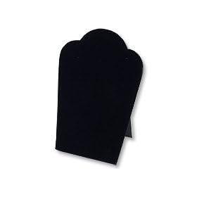 Necklace Pad 5 1/4"H Black Velvet Necklace Jewelry Display