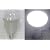 LED電球 標準型 白色発光 直流DC12V専用 (電球50W相当)【E17口金】【12V-DE17-50WR】