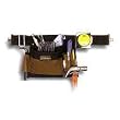 Custom Leathercraft 1245 6-Pocket Single Side Apron