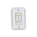 Ceiling Fan Fan and Light Wall Switch. 3-fan speed, 3 light Levels. White.