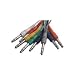 HOSA 1/4 PHONE (BAL.) - 1/4 PHONE (BAL.), 1.5 ft. x 8pcs 1/4 BALANCED PHONE - 1/4 BALANCED PHONE (TIP / RING / SLEEVE)