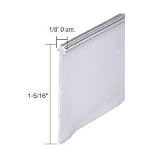 CRL Gray Shower Door Star Tip Vinyl Seal and Sweep - 36 in long