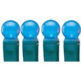 GKI Bethlehem Lighting 35-Light Pearlized G12 LED Light Set, Blue Bulbs, Green Wire GKI Bethlehem Lighting 35-Light Pearlized G12 LED Light Set, Blue Bulbs, Green Wire