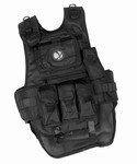 GXG Tactical Vest with 4+1 pack - Black