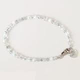 Purity Bracelet - Sterling Silver, Austrian Crystal, Glass and Pearls
