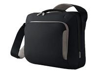 Belkin F8N077-KSG-DL 17-Inch Energy Collection Messenger Bag (Pitch Black/Gray)
