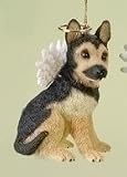 German Shepherd Angel Pupopy Dog Christmas Ornament by Roman