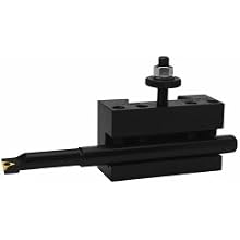 Dorian Tool QITPN-2 Chromium Molybdenum Alloy Steel Quick Change Turning, Facing and Boring Toolholder for QITP35N Quadra Indexing Quick Change Tool Post, 3/4"-1" Tool Capacity, 3-3/4" Width, 1-47/64" Height