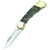 Buck Ranger Finger Grooved Folding Hunter w  Sheath by Pachi Paradice