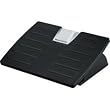 Fellowes 8035001 Adjustable Locking Footrest with Microban, Black/Silver