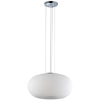 Eurofase 12894-055 Pop 2-Light Convertible Pendant, Chrome/White