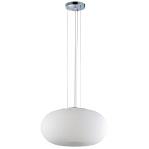 Eurofase 12894-055 Pop 2-Light Convertible Pendant, Chrome White