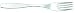 Alessi - Duna Dessert Fork set of 6